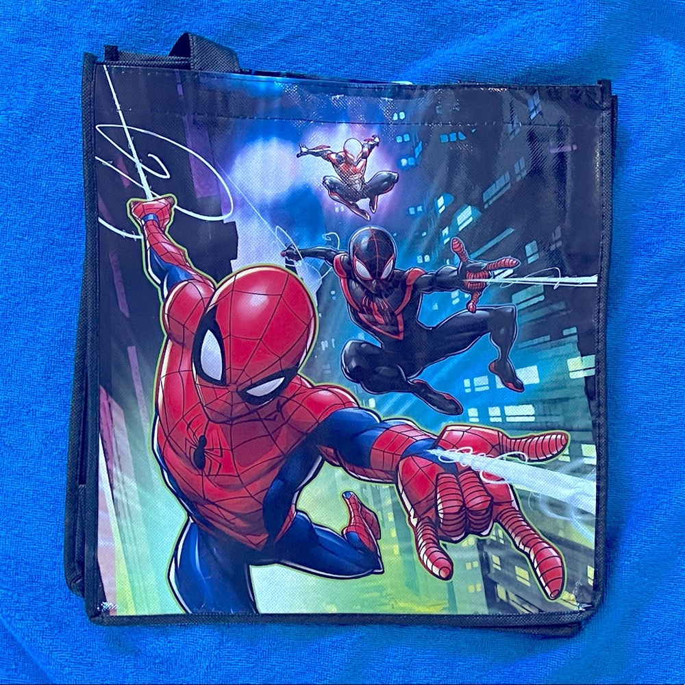 MARVEL SPIDER-MAN NWT plastic tote bag❤️